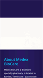 Mobile Screenshot of medexbiocare.com